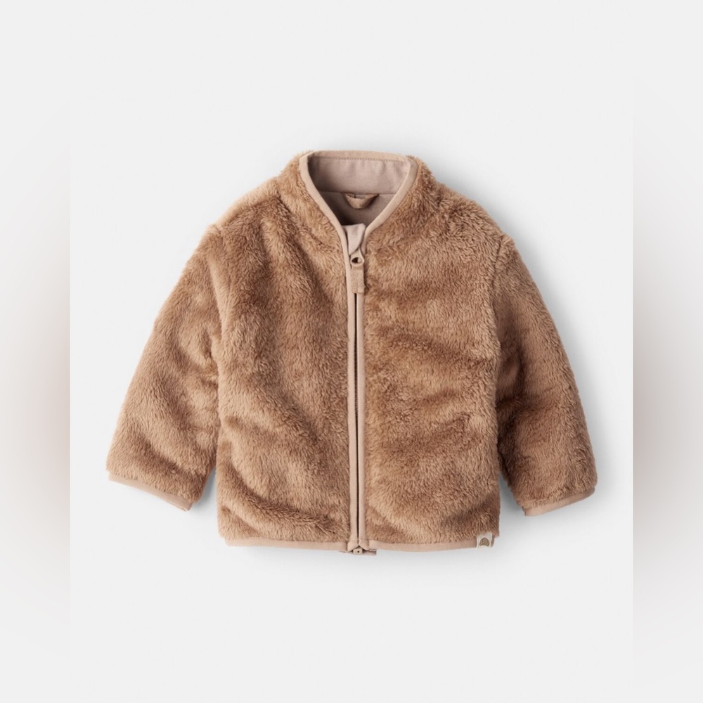 NWT Carter’s Sherpa Plush Zip-Up Jacket